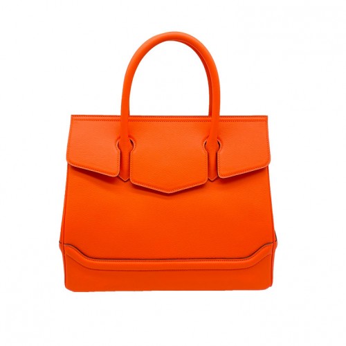 「Amelia」Cow Leather Tote Bag 001